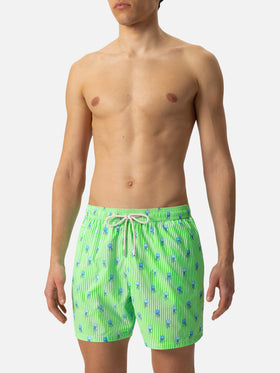 Comfort Light swim shorts with jelly fish print - MC2 Saint Barth