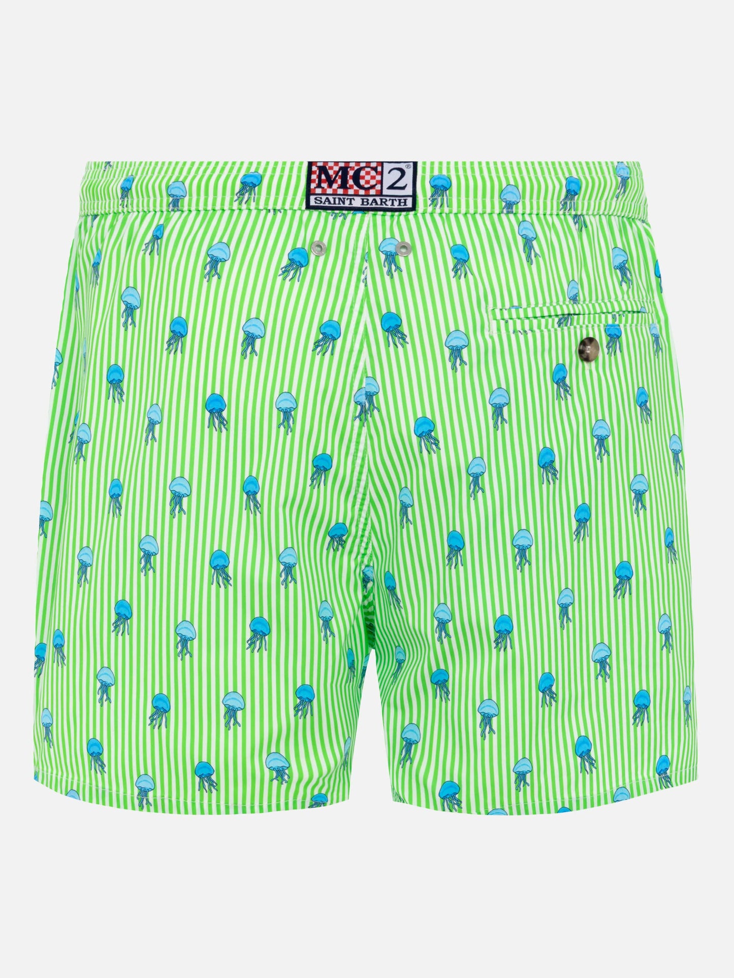 Comfort Light swim shorts with jelly fish print - MC2 Saint Barth