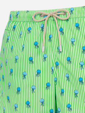 Comfort Light swim shorts with jelly fish print - MC2 Saint Barth