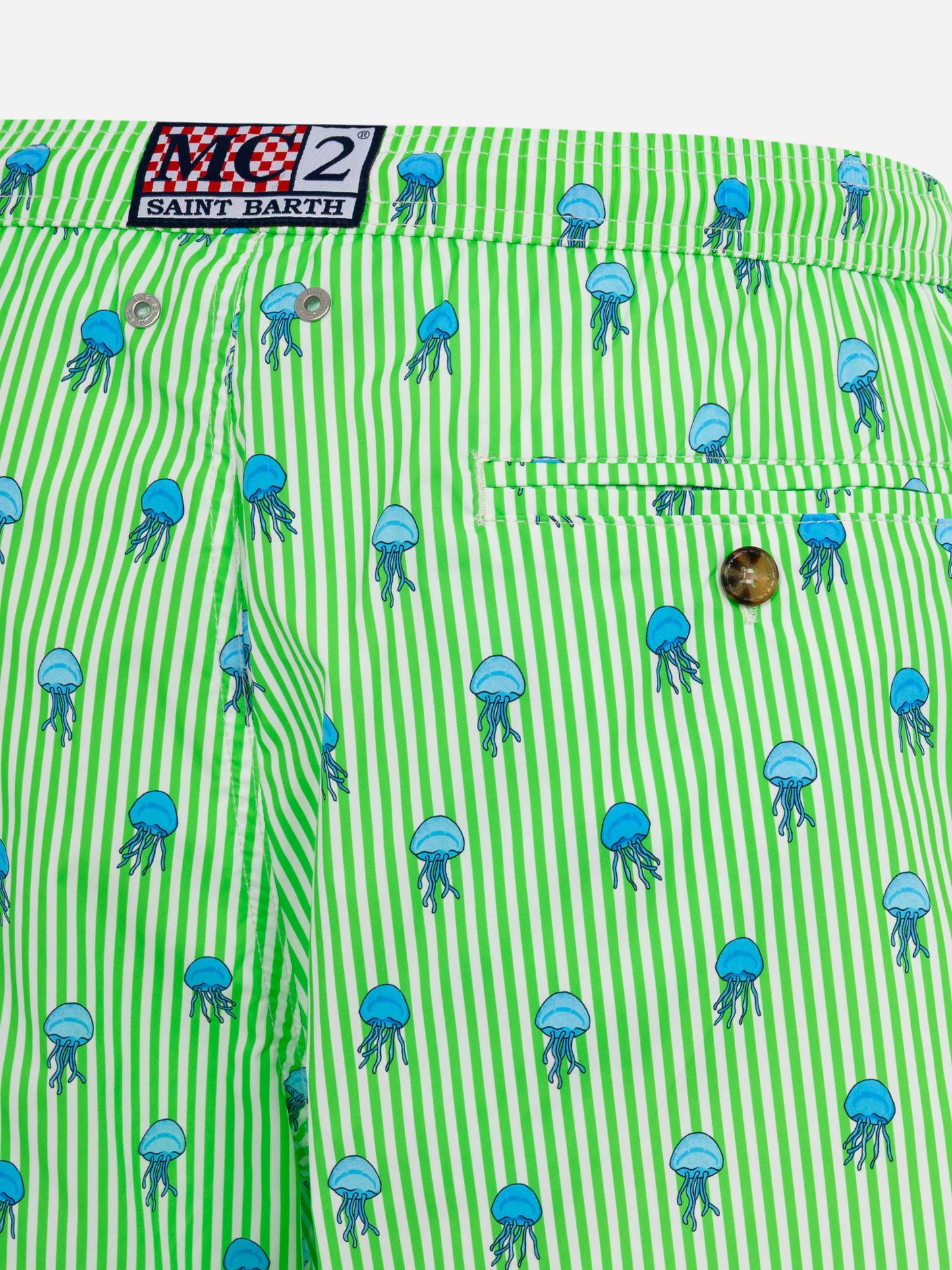 Comfort Light swim shorts with jelly fish print - MC2 Saint Barth