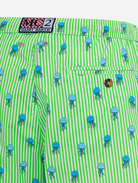 Comfort Light swim shorts with jelly fish print - MC2 Saint Barth