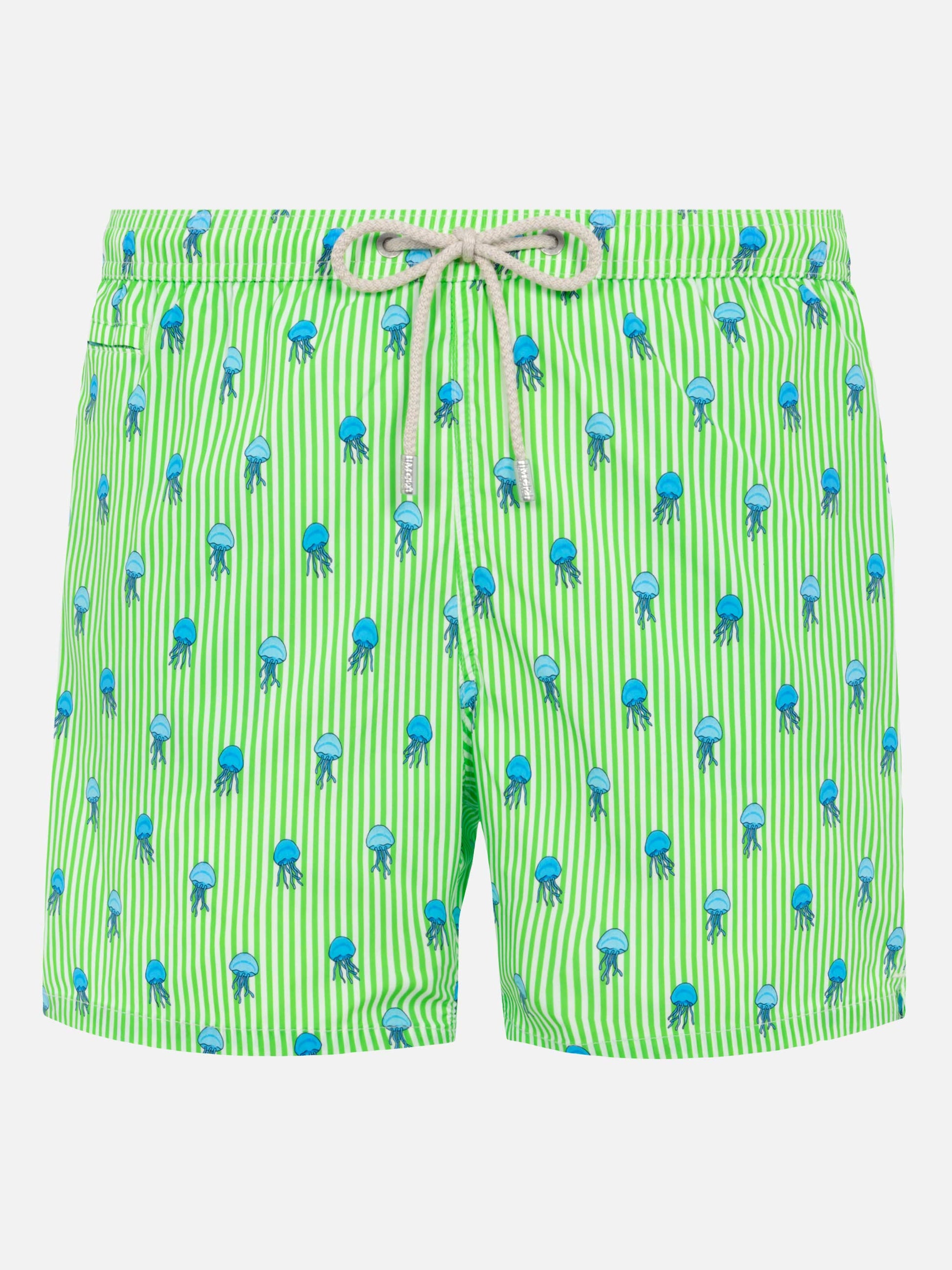 Comfort Light swim shorts with jelly fish print - MC2 Saint Barth