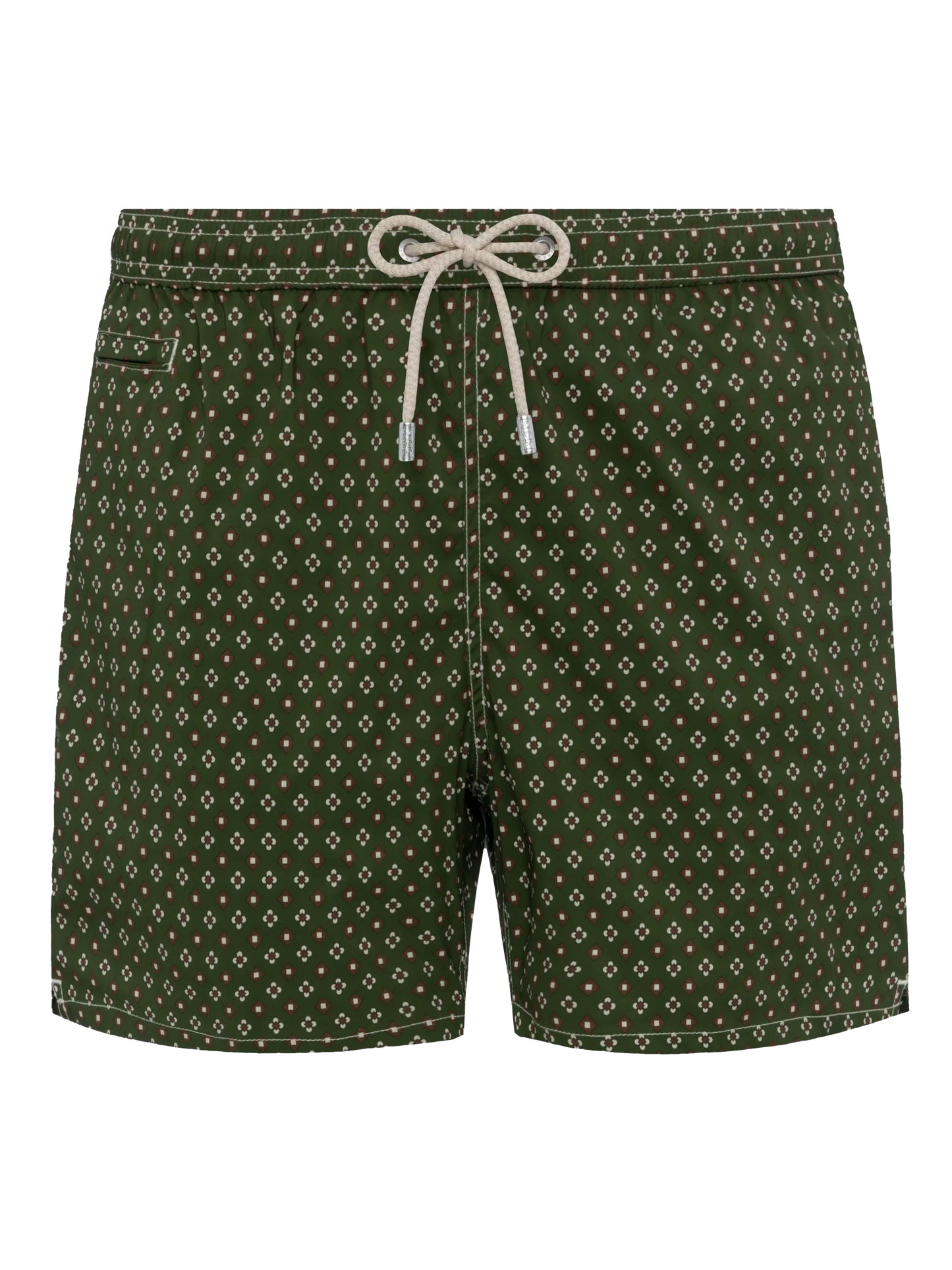 Comfort Light swim shorts with tie print - MC2 Saint Barth