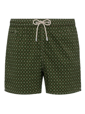 Comfort Light swim shorts with tie print - MC2 Saint Barth