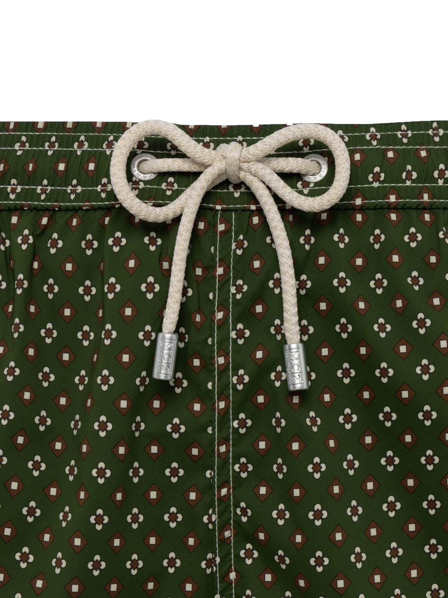Comfort Light swim shorts with tie print - MC2 Saint Barth