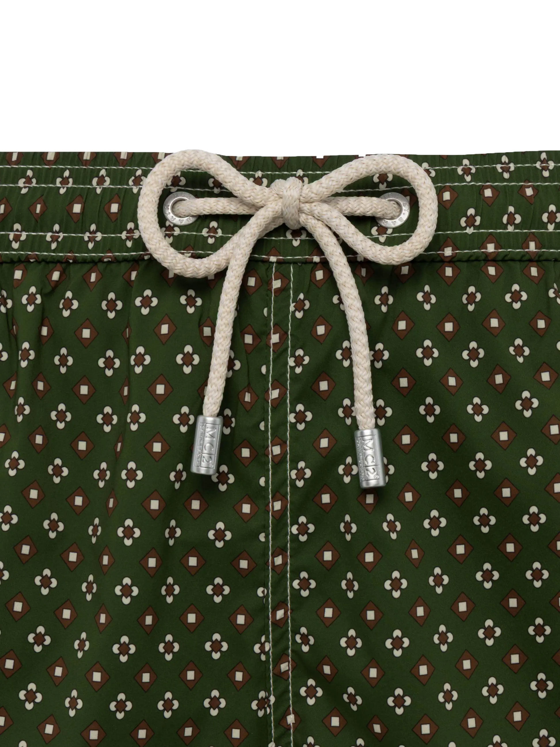 Comfort Light swim shorts with tie print - MC2 Saint Barth
