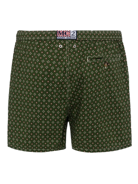 Comfort Light swim shorts with tie print - MC2 Saint Barth