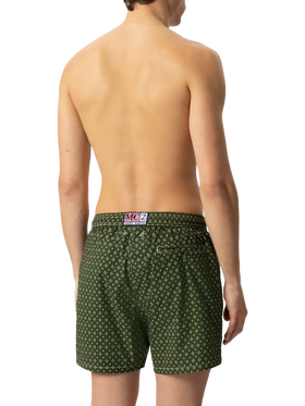 Comfort Light swim shorts with tie print - MC2 Saint Barth