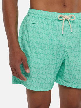 Costume mare Comfort Light con stampa palme
