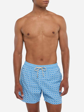 Costume mare Comfort Light con stampa micro cravatta