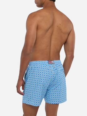 Costume mare Comfort Light con stampa micro cravatta