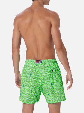 Comfort Light classic stretch swim shorts with crabs print - MC2 Saint Barth