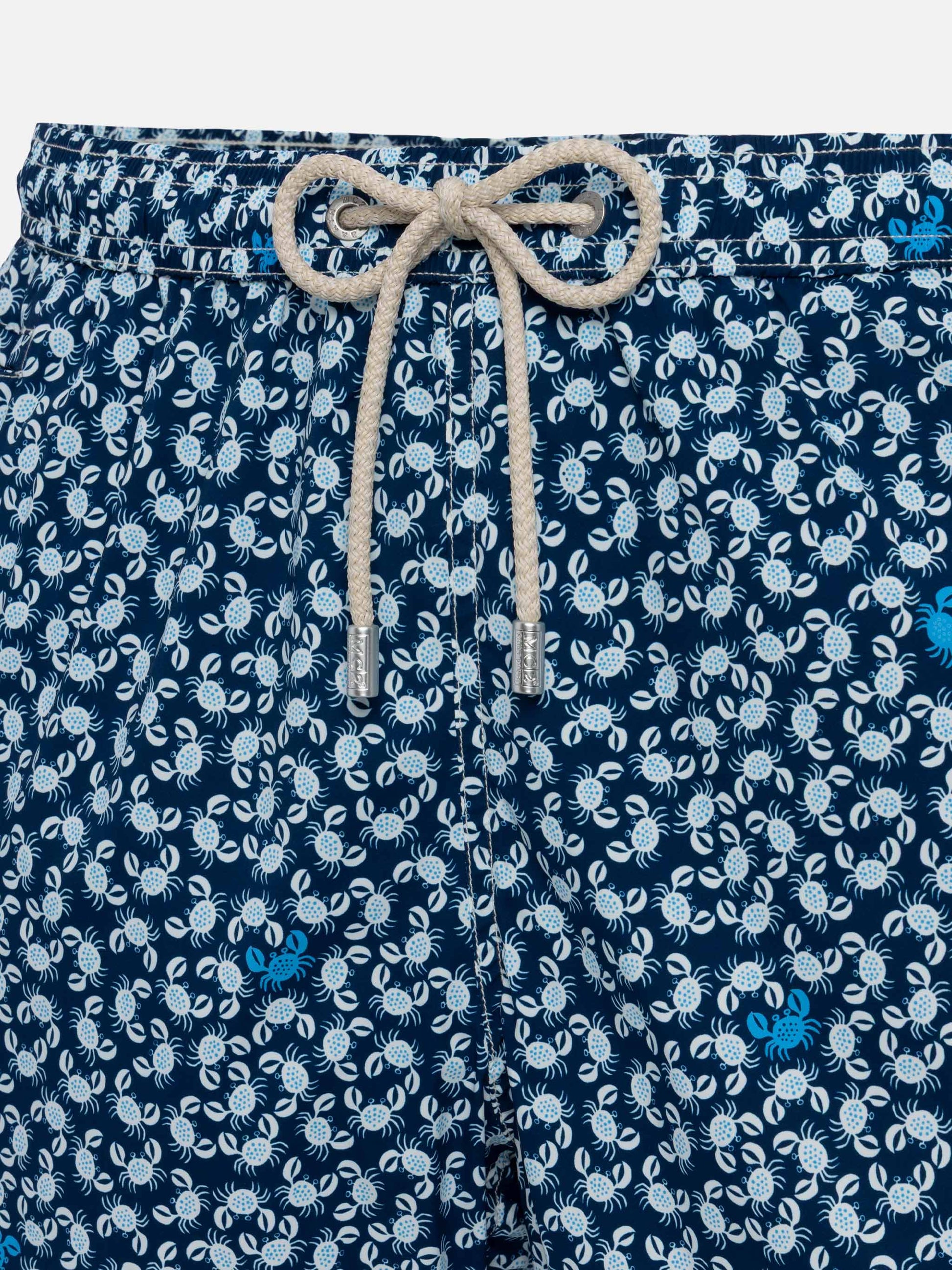 Comfort Light swim shorts with crabs print - MC2 Saint Barth