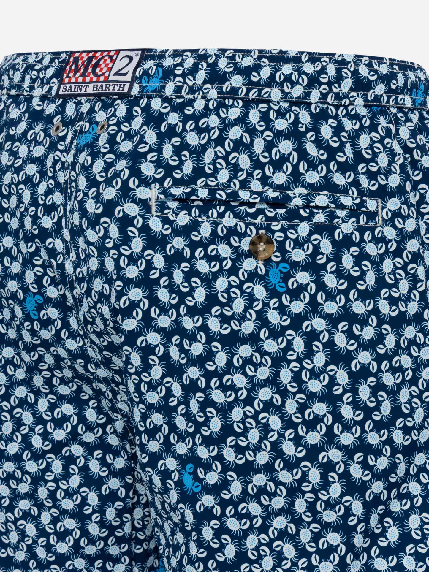 Comfort Light swim shorts with crabs print - MC2 Saint Barth