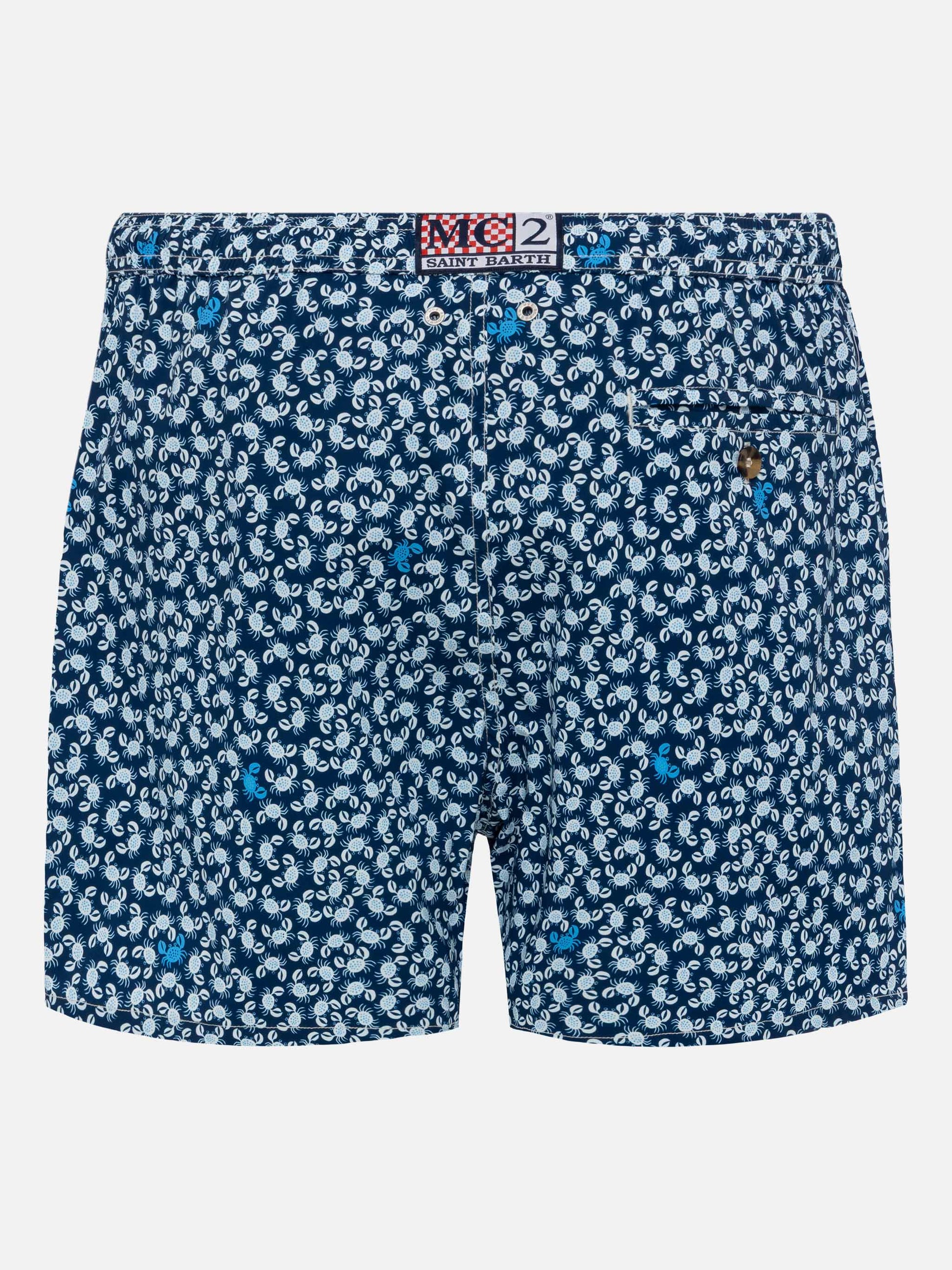 Comfort Light swim shorts with crabs print - MC2 Saint Barth