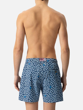 Comfort Light swim shorts with crabs print - MC2 Saint Barth