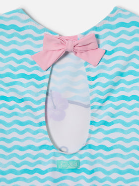 Cressy long-sleeve one-piece swimsuit with Hello Kitty print | Special Edition