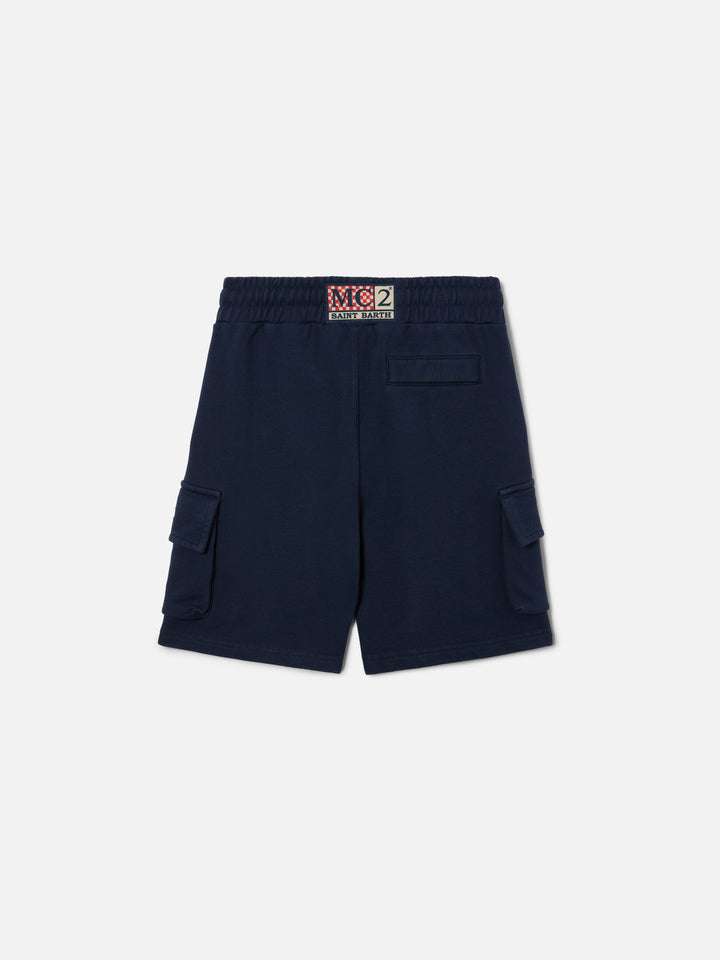 Shorts cargo Cargy Jr blu navy