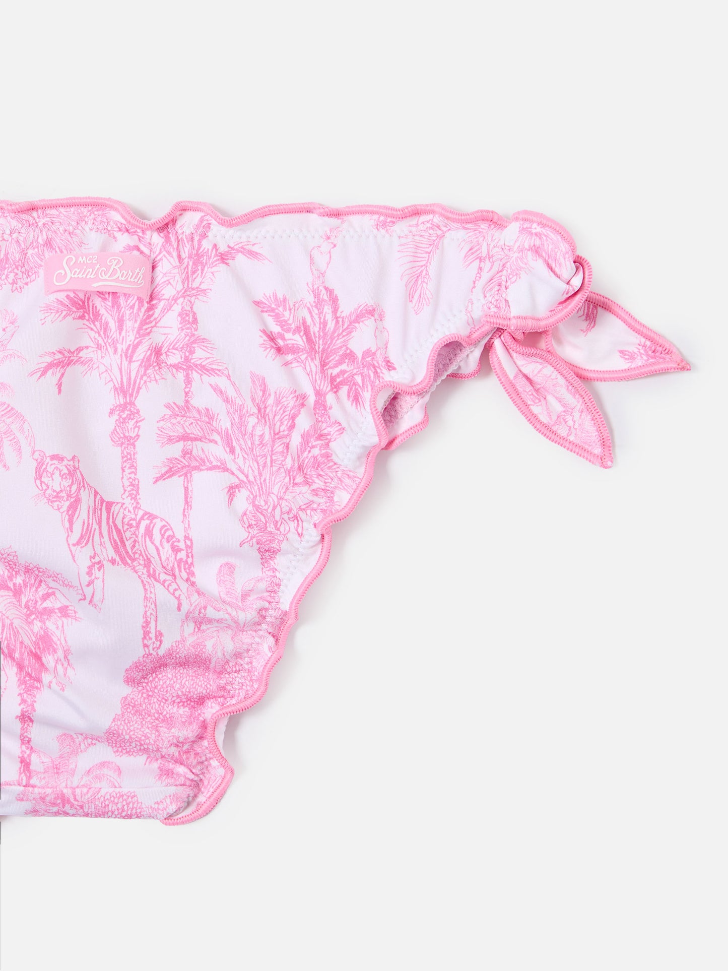 Cris stretch bikini with toile de jouy print