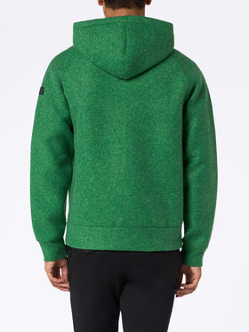 Man green technic fabric sweatshirt Carrel - MC2 Saint Barth