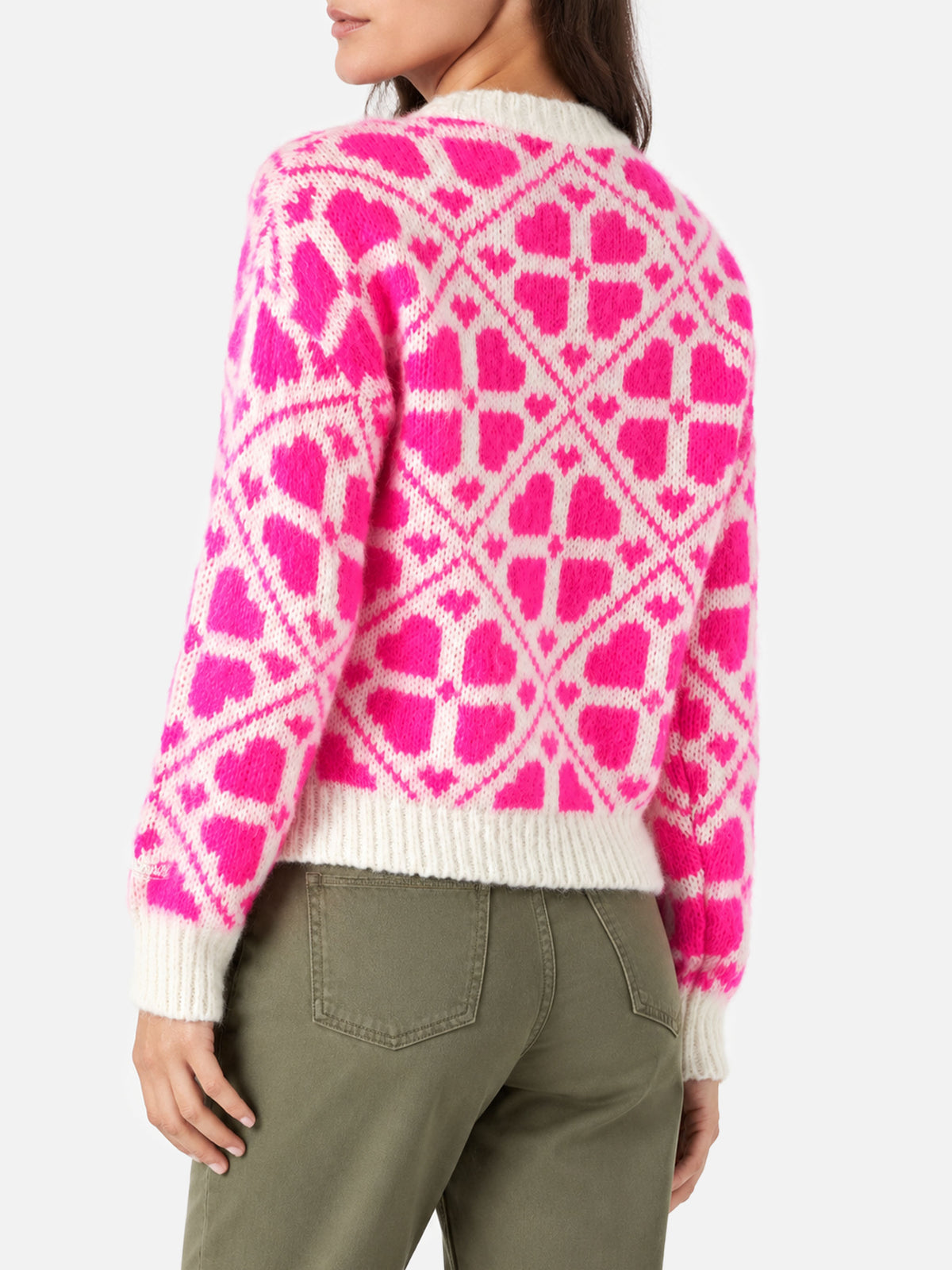 Danya brushed sweater with lettering