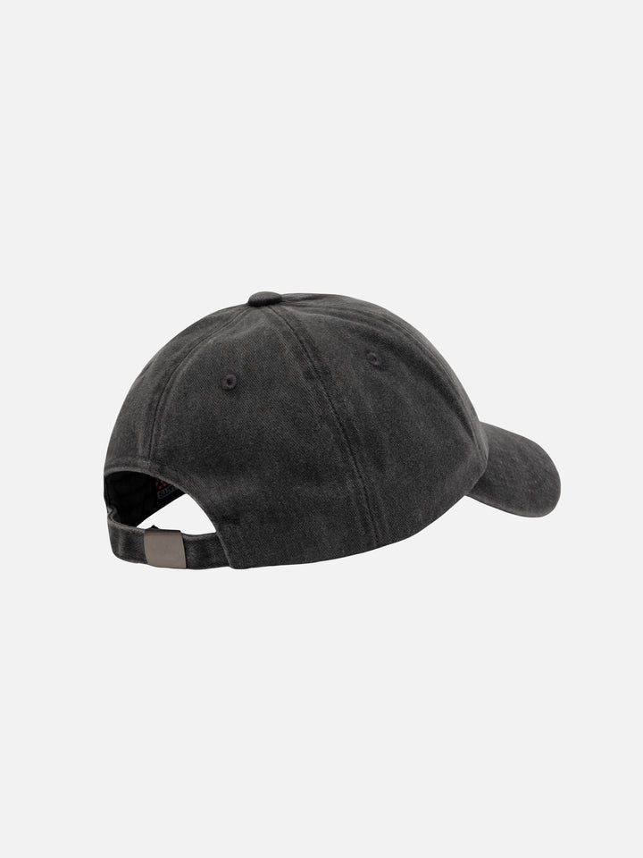 Davis black denim Ball Cap with St. Barth embroidery - MC2 Saint Barth