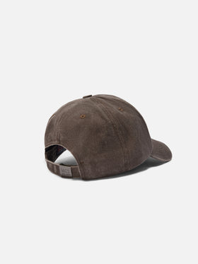 Cappellino Davis marrone con ricamo Saint Barth