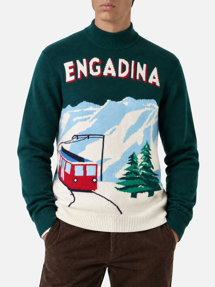 Davos Engadina postcard sweater