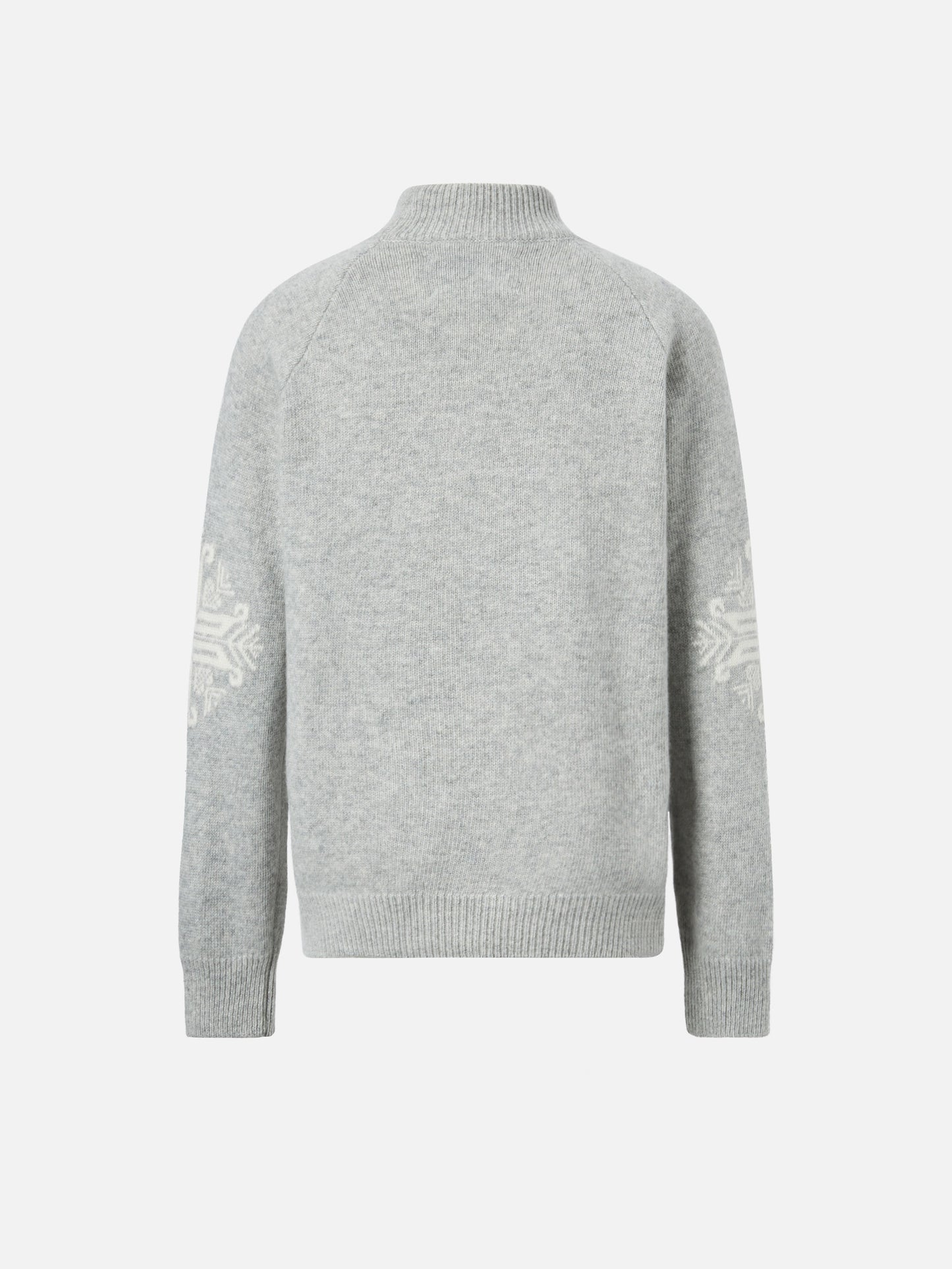 Half-turtleneck Davos with Matterhorn jacquard
