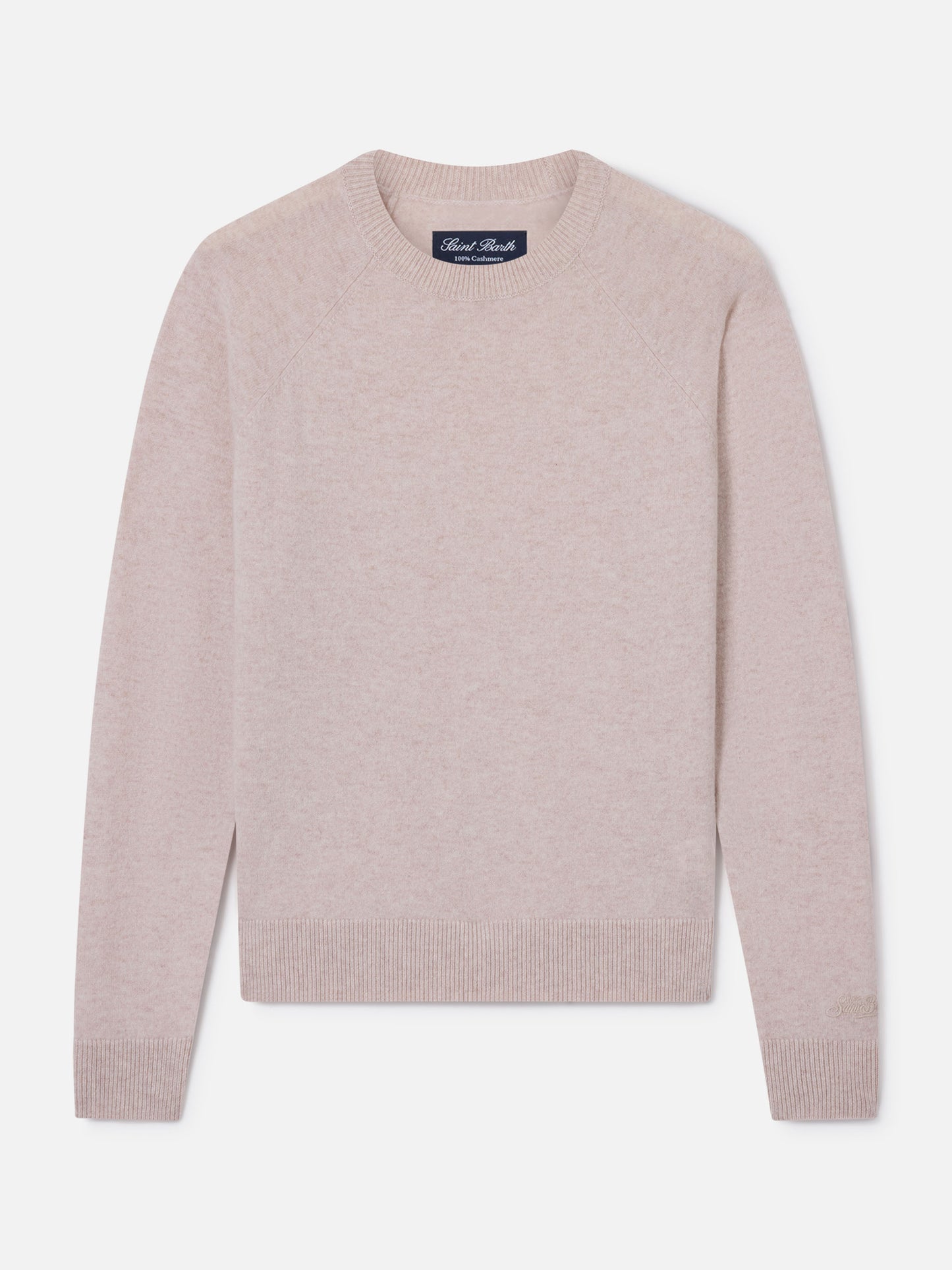 Delphine cashmere crewneck knitwear in beige