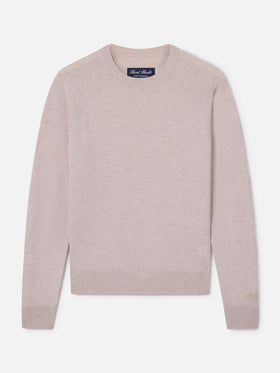 Delphine cashmere crewneck knitwear in beige