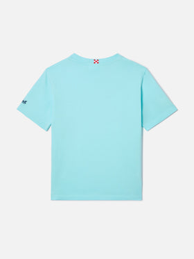 T-shirt Denver Jr con ricamo Vita Smeralda