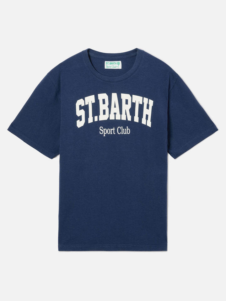 Blue Denver t-shirt with Sport Club print