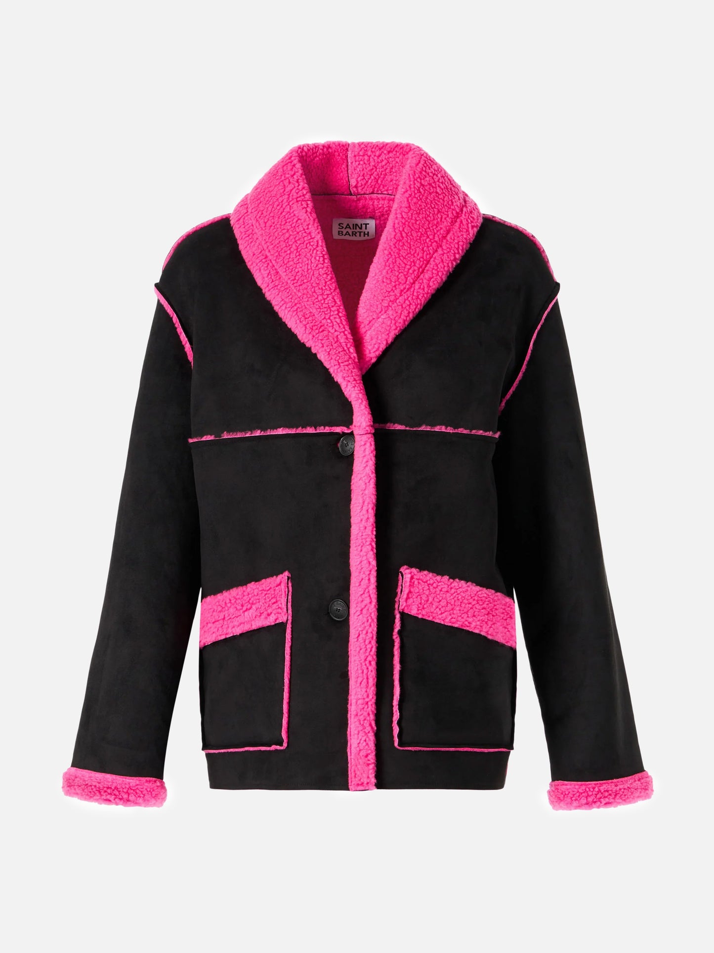 Giacca da donna in shearling reversibile