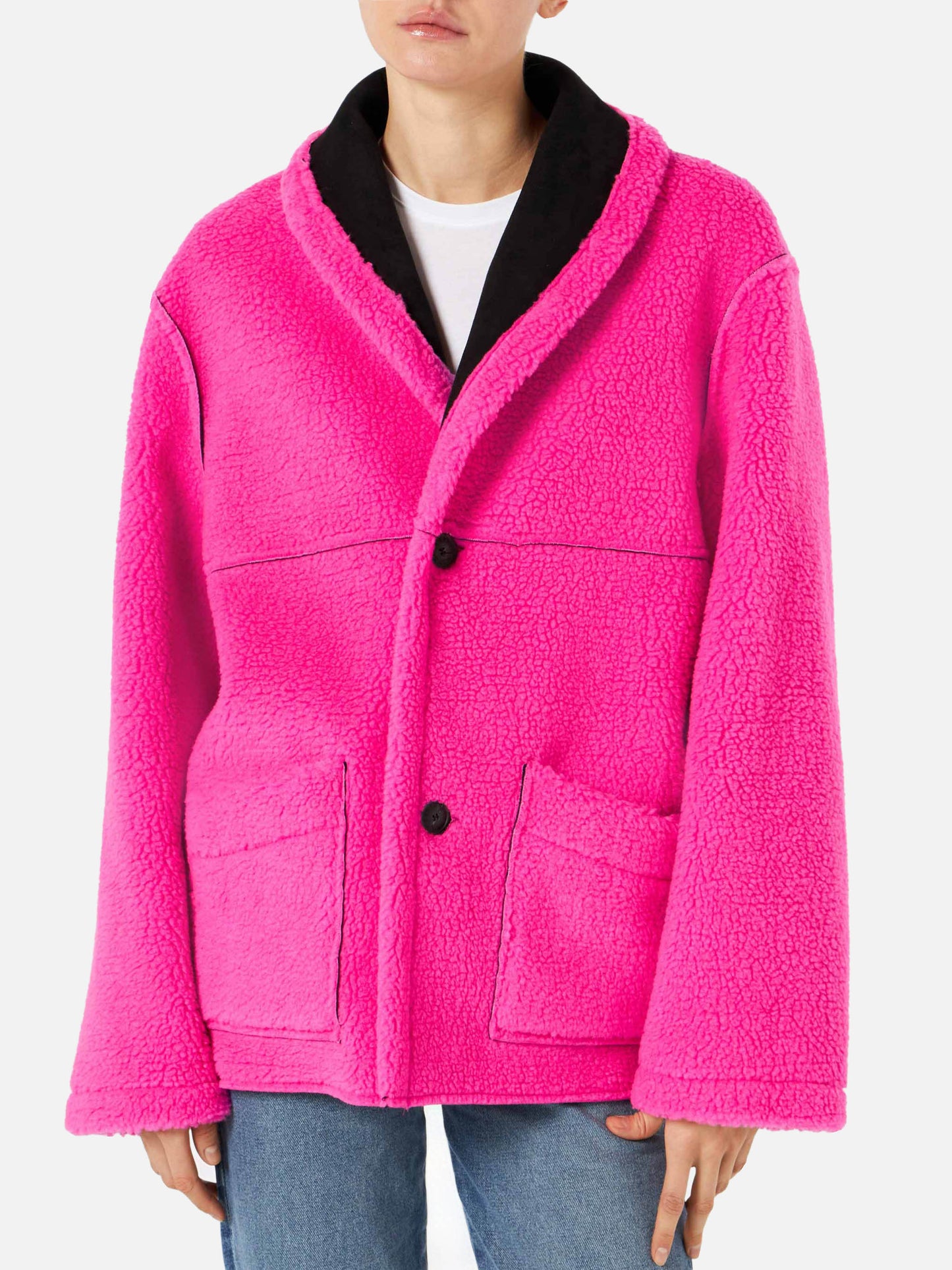 Giacca da donna in shearling reversibile