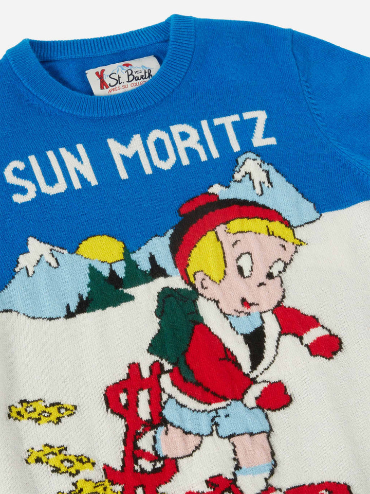 Douglas-Sweatshirt mit Richie-Rich-Jacquardmuster | RICHIE-RICH-SONDEREDITION