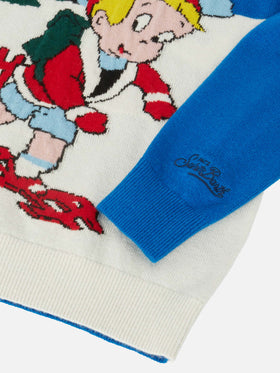 Douglas-Sweatshirt mit Richie-Rich-Jacquardmuster | RICHIE-RICH-SONDEREDITION