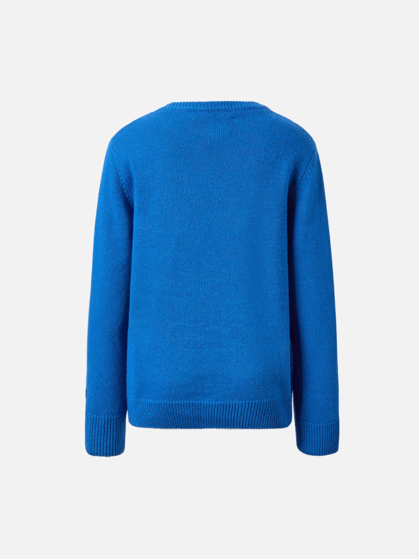 Douglas sweater in cashmere blend with Bello e Tremendo jacquard