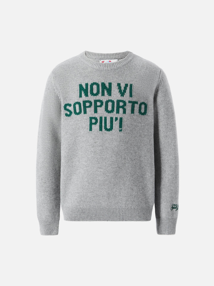 Maglione girocollo Douglas con jacquard Bello e monello