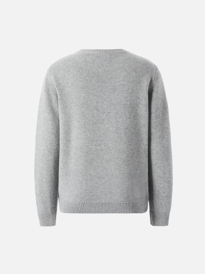 Maglione girocollo Douglas con jacquard Bello e monello