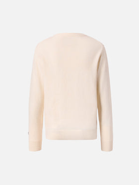 Maglione Douglas  in misto cashmere con jacquard St. Moritz | ST. MORITZ SPECIAL EDITION