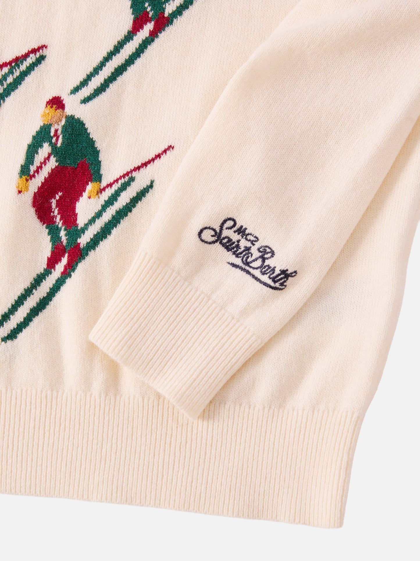 Maglione Douglas  in misto cashmere con jacquard St. Moritz | ST. MORITZ SPECIAL EDITION