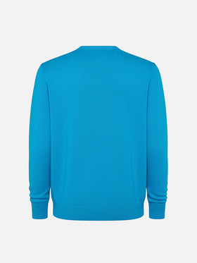 Douglas-Rundhalsausschnitt mit Courma-Postkarten-Jacquard