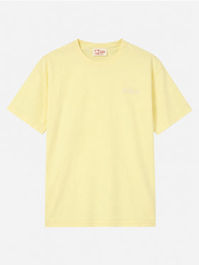 Camiseta Dover de algodón amarillo pálido 