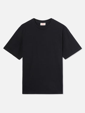Black Dover cotton t-shirt with logo embroidery