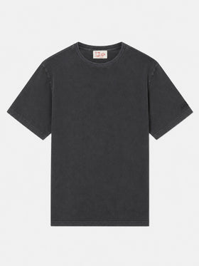 T-shirt Dover en jersey de coton biologique noir avec broderie St. Barth 
