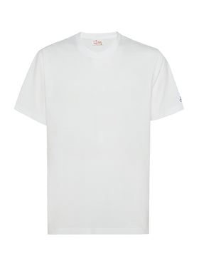 Weißes Baumwolljersey-T-Shirt Dover mit St. Barth-Stickerei