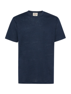 Tshirt Ecstasea in jersey di lino blu navy