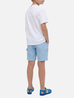 Camiseta Eddy con bolsillo en el pecho e ilustración de Sardines 