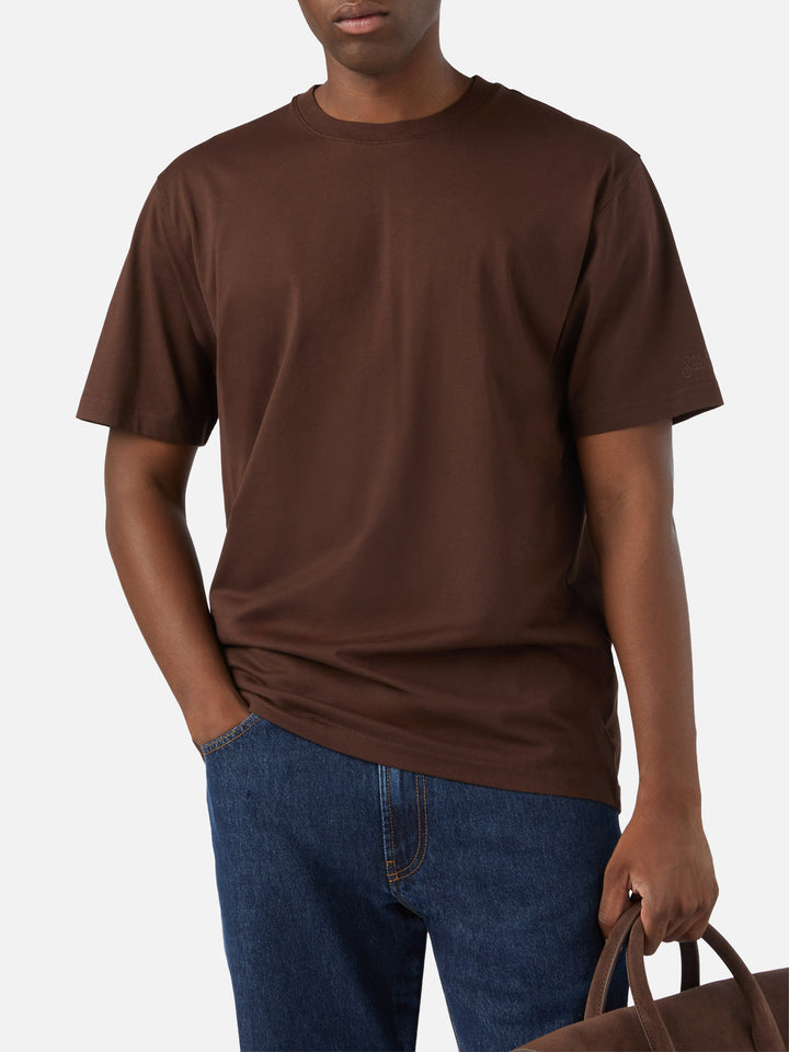 Camiseta de algodón Brown Every 